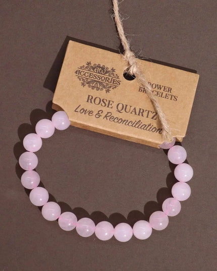 Power Bracelet - Rose Quartz - Bee my Gift