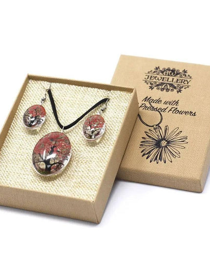 Pressed Flowers - Tree of Life set - Coral - Bee my Gift
