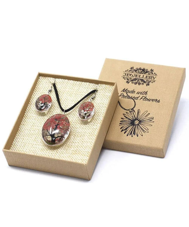Pressed Flowers - Tree of Life set - Coral - Bee my Gift