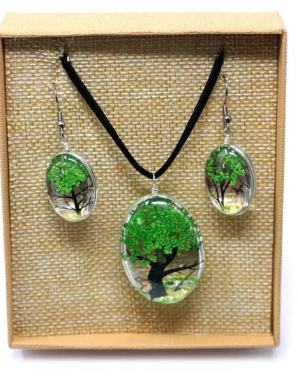 Pressed Flowers - Tree of Life set - Green - Bee my Gift