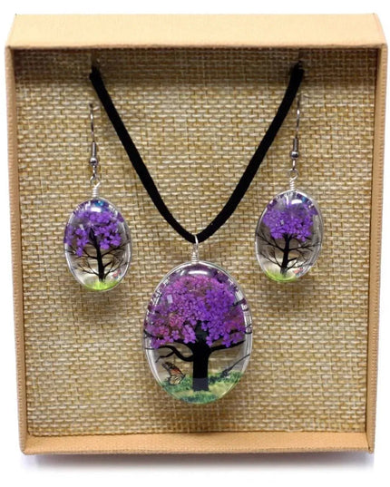 Pressed Flowers - Tree of Life set - Lavender - Bee my Gift