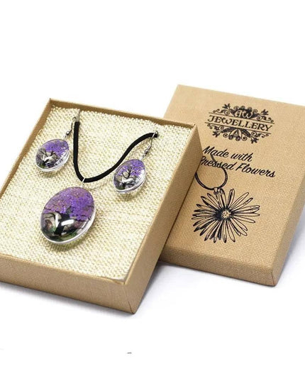 Pressed Flowers - Tree of Life set - Lavender - Bee my Gift