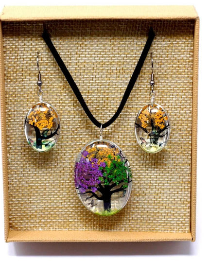 Pressed Flowers - Tree of Life set - Mixed Colours - Bee my Gift