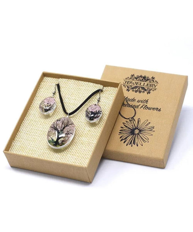 Pressed Flowers - Tree of Life set - Pink - Bee my Gift