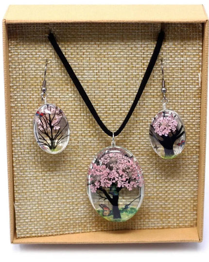 Pressed Flowers - Tree of Life set - Pink - Bee my Gift