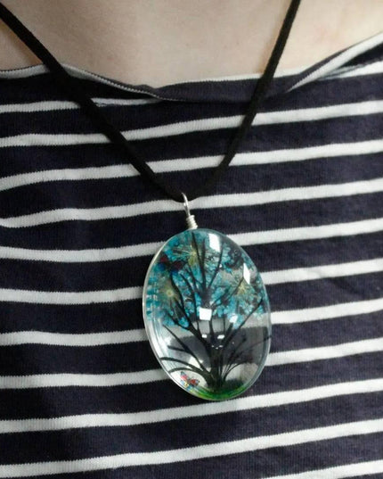 Pressed Flowers - Tree of Life set - Teal - Bee my Gift