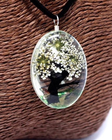Pressed Flowers - Tree of Life set - White - Bee my Gift