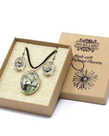 Pressed Flowers - Tree of Life set - White - Bee my Gift