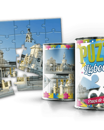 Puzzle Distrito de Lisboa - Praça do Comércio - Bee my Gift