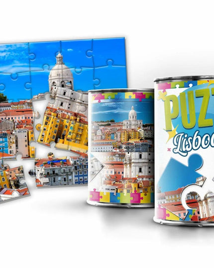 Puzzle em Lata Cidade de Lisboa - Bee my Gift