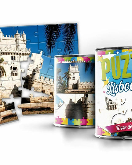 Puzzle em Lata Torre de Belém - Bee my Gift