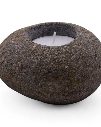 Riverstone Candle Holder for Nightlight and Decor - Bee my Gift