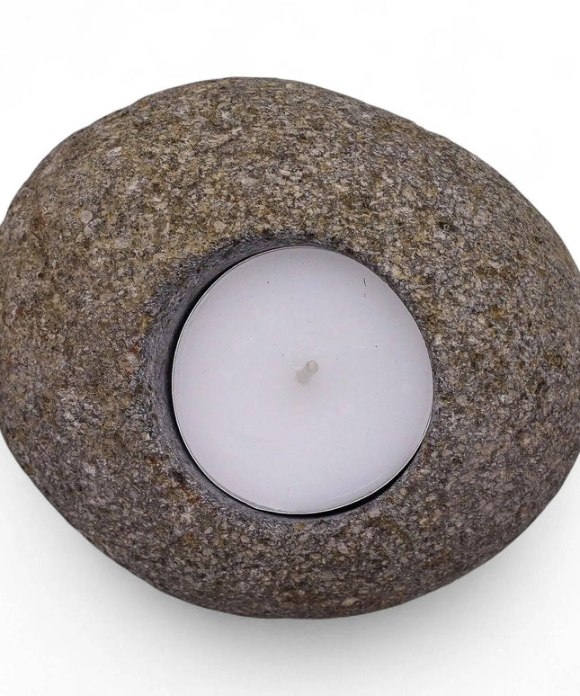 Riverstone Candle Holder for Nightlight and Decor - Bee my Gift