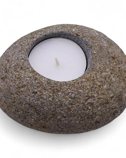 Riverstone Candle Holder for Nightlight and Decor - Bee my Gift
