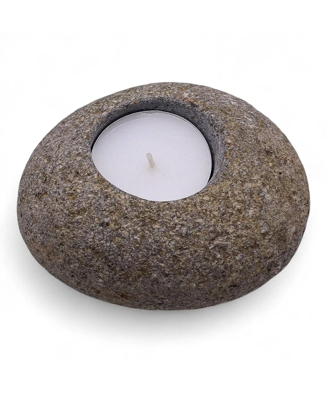 Riverstone Candle Holder for Nightlight and Decor - Bee my Gift