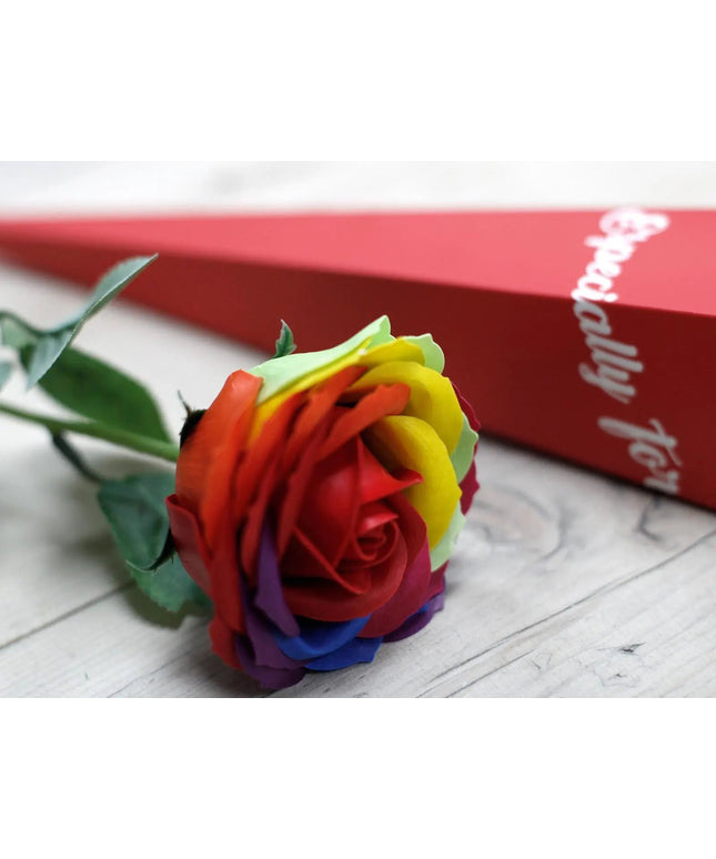 Rosa Arco Iris Sabão - Bee my Gift