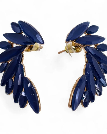 Royal Blue - Vintage Glass - Angel Wings - Earrings - Bee my Gift