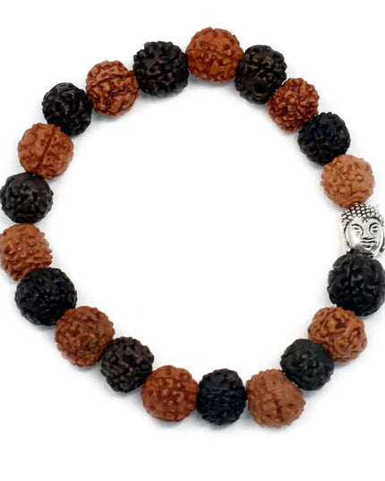 Rudraksha Buddah Bangle Mala - Mix - Bee my Gift