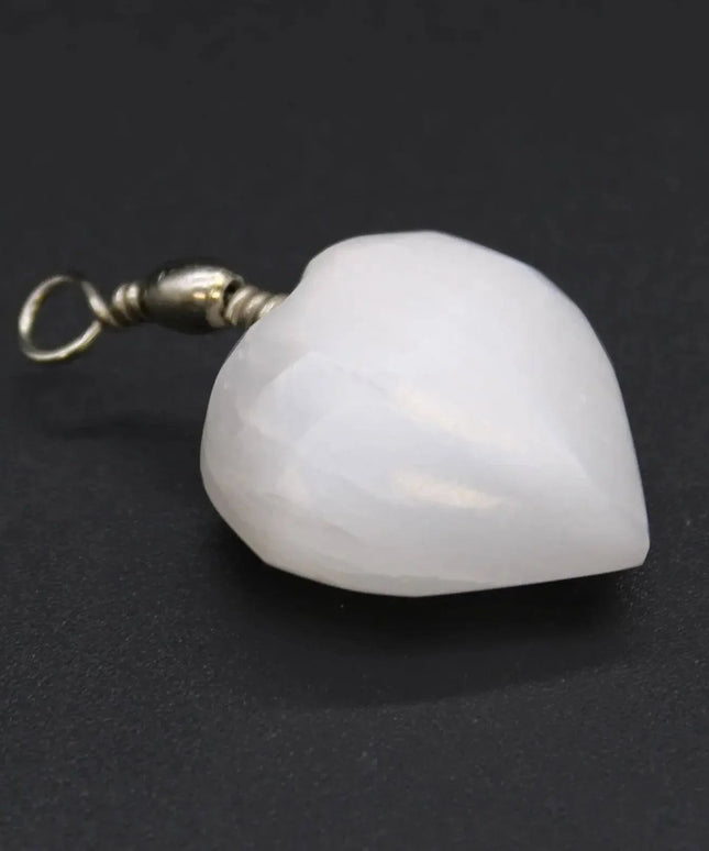 Selenite Heart Pendant - Bee my Gift