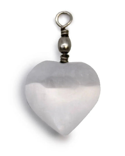 Selenite Heart Pendant - Bee my Gift