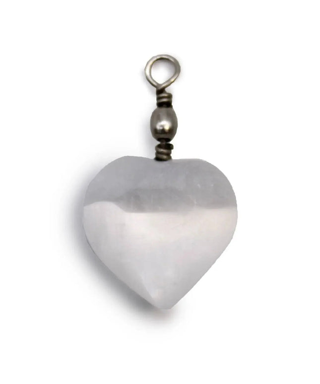 Selenite Heart Pendant - Bee my Gift