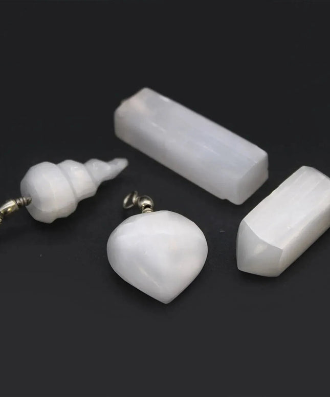 Selenite Natural Pendent - Bee my Gift