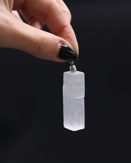 Selenite Natural Pendent - Bee my Gift