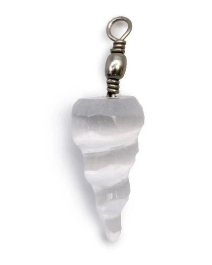Selenite Spiral Pendant - Bee my Gift