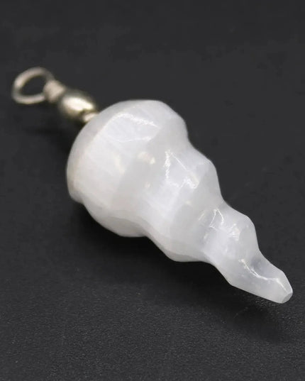 Selenite Spiral Pendant - Bee my Gift
