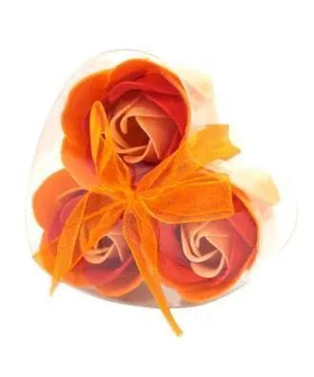 Set 3 de Rosas Laranja de Sabão - Bee my Gift