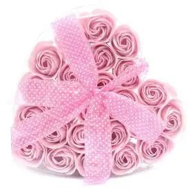 Set de 24 Rosas cor de Rosa de Sabão - Bee my Gift