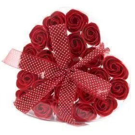 Set de 24 Rosas Vermelhas de Sabão - Bee my Gift