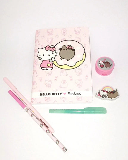 Set escrita Hello Kitty and Pusheen the Cat - Bee my Gift