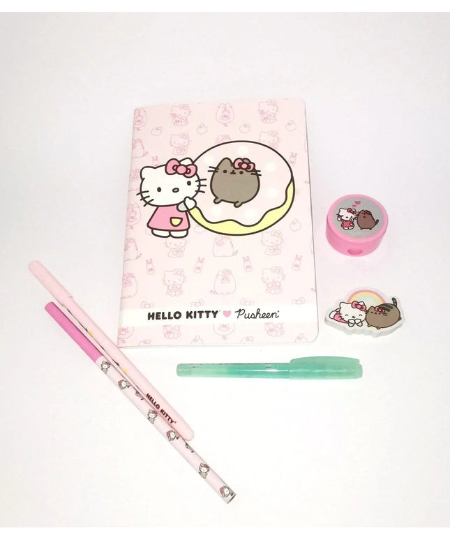 Set escrita Hello Kitty and Pusheen the Cat - Bee my Gift
