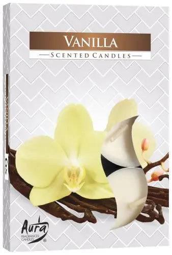 Set of 6 Scented Tealights - Vanilla for Ambiance - Bee my Gift