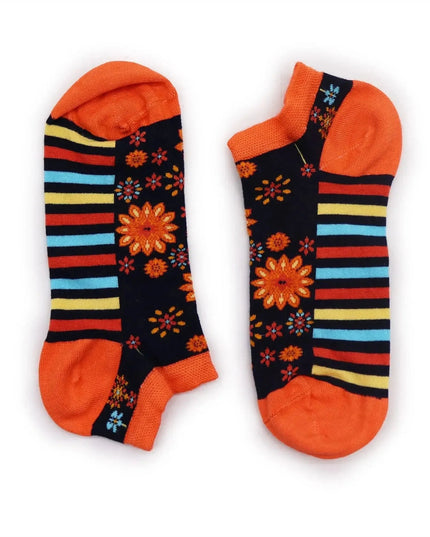 S/M Hop Hare Bamboo Socks Low (36 - 40) - Mandala Flowers - Bee my Gift