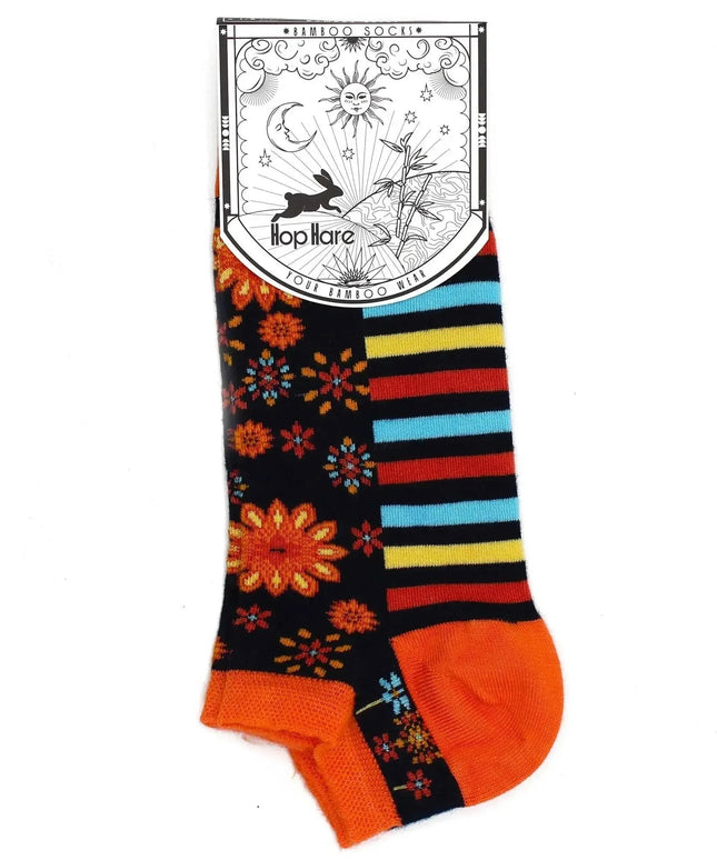 S/M Hop Hare Bamboo Socks Low (36 - 40) - Mandala Flowers - Bee my Gift
