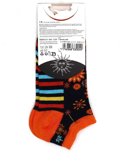 S/M Hop Hare Bamboo Socks Low (36 - 40) - Mandala Flowers - Bee my Gift