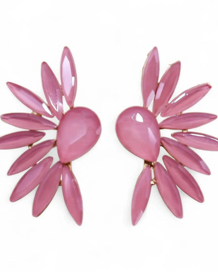 Soft Pink - Vintage Glass - Angel Wings - Earrings - Bee my Gift