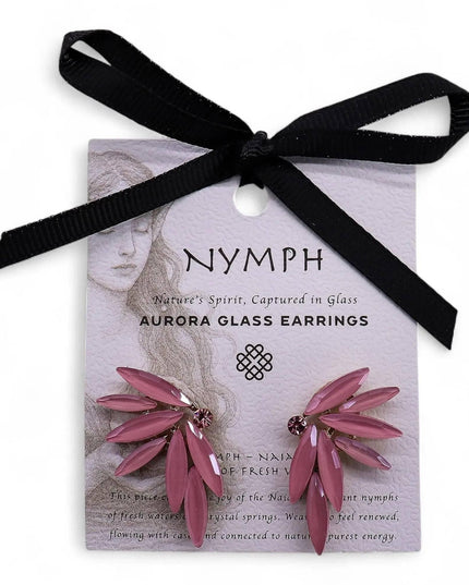 Soft Pink - Vintage Glass - Faries - Earrings - Bee my Gift