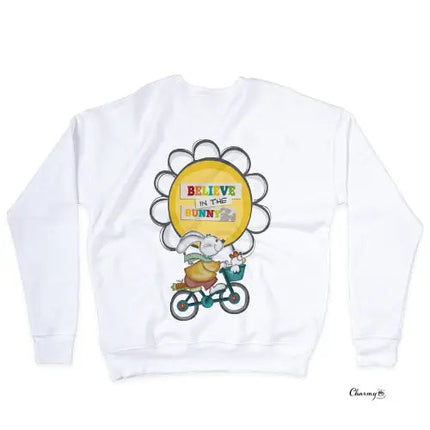 Sweat Branca Bunny Bike - Bee my Gift