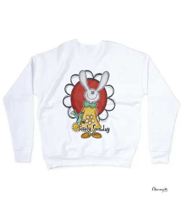Sweat Branca Lovely Sunday - Bee my Gift
