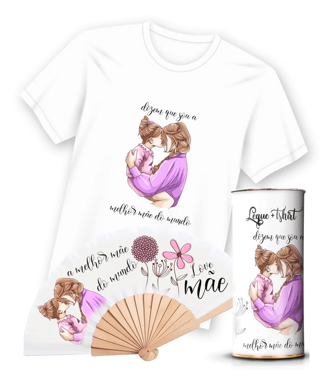 T-Shirt com Leque Mãe - Bee my Gift