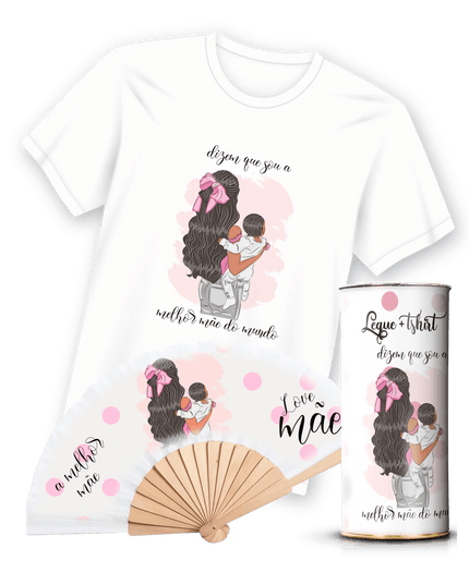 T-Shirt com Leque Mãe - Bee my Gift