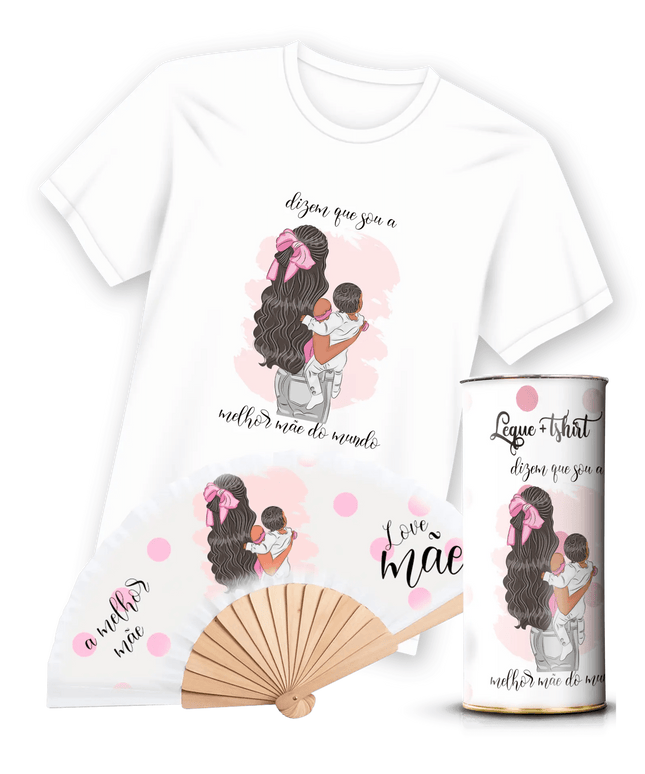 T-Shirt com Leque Mãe - Bee my Gift