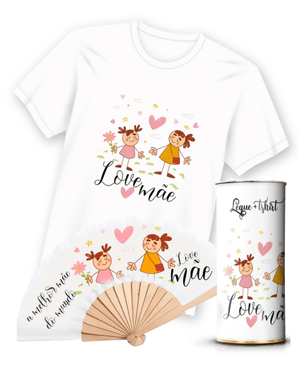 T-Shirt com Leque Mãe - Bee my Gift