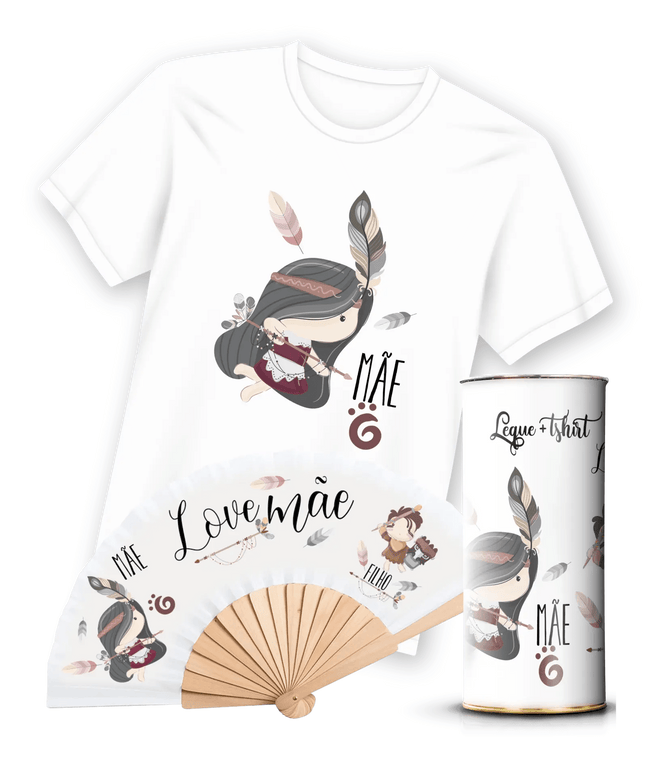 T-Shirt com Leque Mãe - Bee my Gift