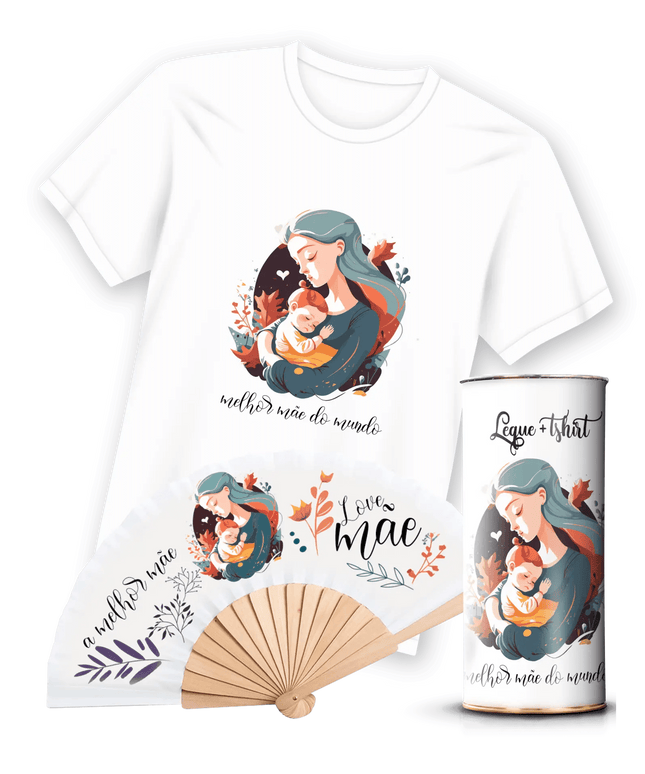 T-Shirt com Leque Mãe - Bee my Gift