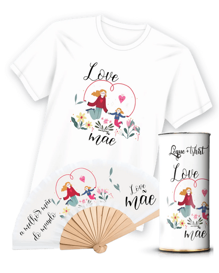 T-Shirt com Leque Mãe - Bee my Gift