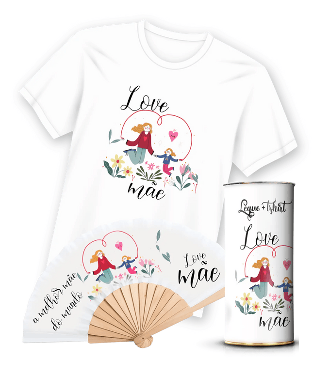 T-Shirt com Leque Mãe - Bee my Gift